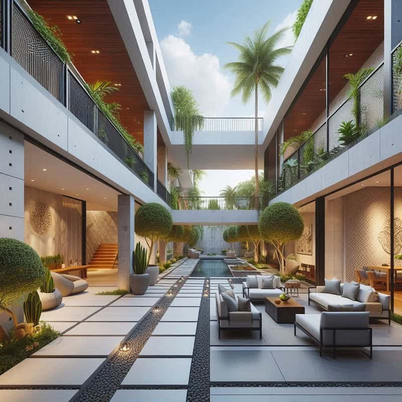 Courtyard Design in Sri Lanka