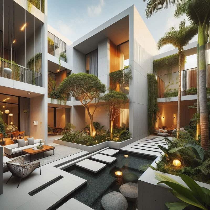 Courtyard Design in Sri Lanka