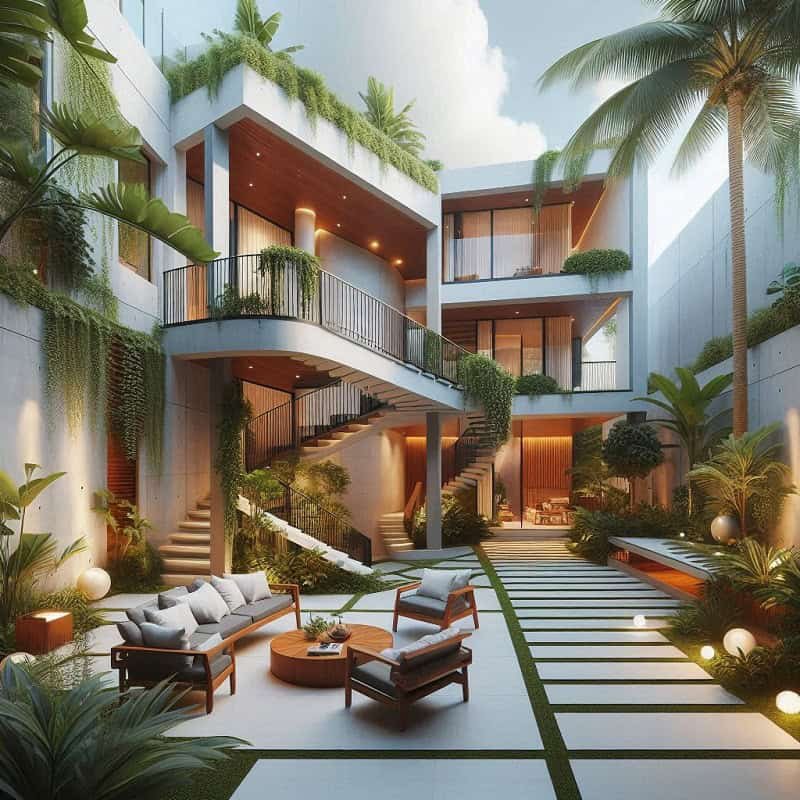 Courtyard Design in Sri Lanka