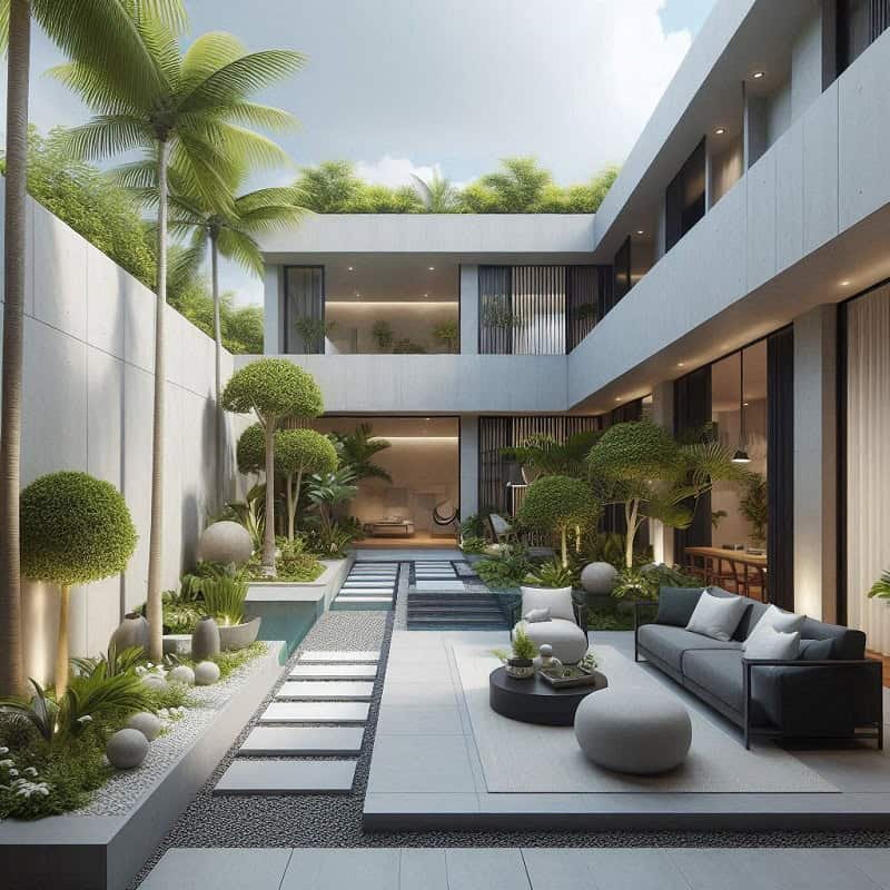 Courtyard Design in Sri Lanka