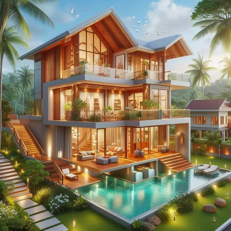 2 Story House Design Idea