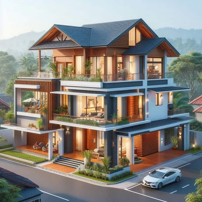 2 Story House Design Idea