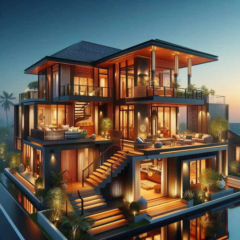 2 Story House Design Idea