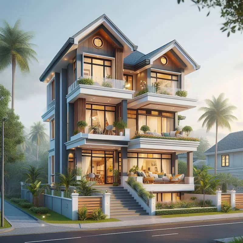 3 Story House Design Ideas in Sri Lanka