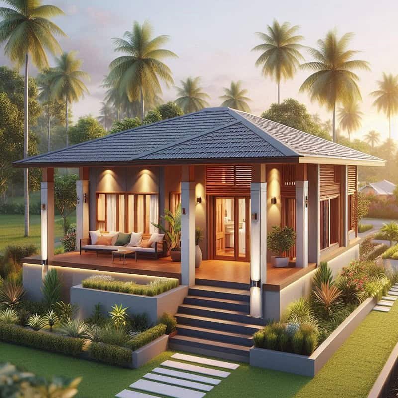 Single Story House Design Ideas in Sri Lanka