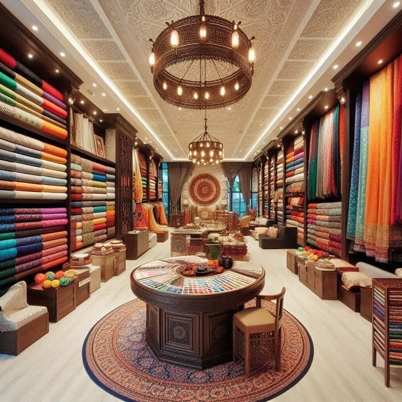 Textile Shop Interior Design Ideas