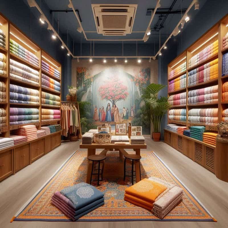 Textile Shop Interior Design Ideas